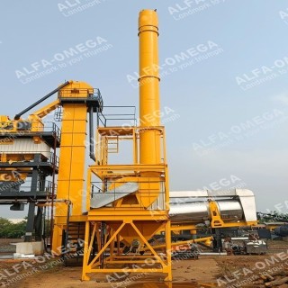 Centrale de mélange d'asphalte – Production efficace
