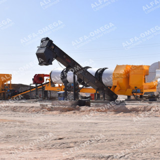 Centrale de mélange d'asphalte – Équipements de construction routière
