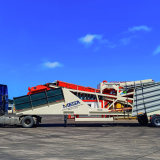 CENTRALE À BÉTON MOBILE- 100 m³- LIVRAISON IMMÉDIATE